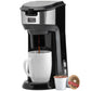 TRU Single Serve Dual Brew Coffee Maker with Stainless Accent