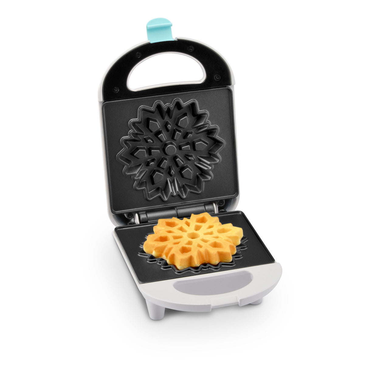 Disney FROZEN II Mini Waffle Maker open with waffle DFR-51 Select Brands