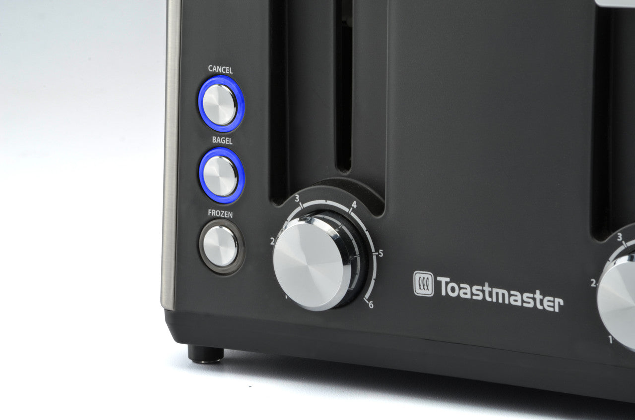 Toastmaster 4-slice fast toaster stainless steel function buttons TM-49TS Select Brands