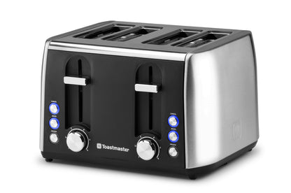 Toastmaster 4-slice fast toaster stainless steel TM-49TS Select Brands