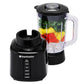 Toastmaster 450 watt 5-speed blender with plastic jar disassembled jar contains fruit and ice TM-600BL Select Brands