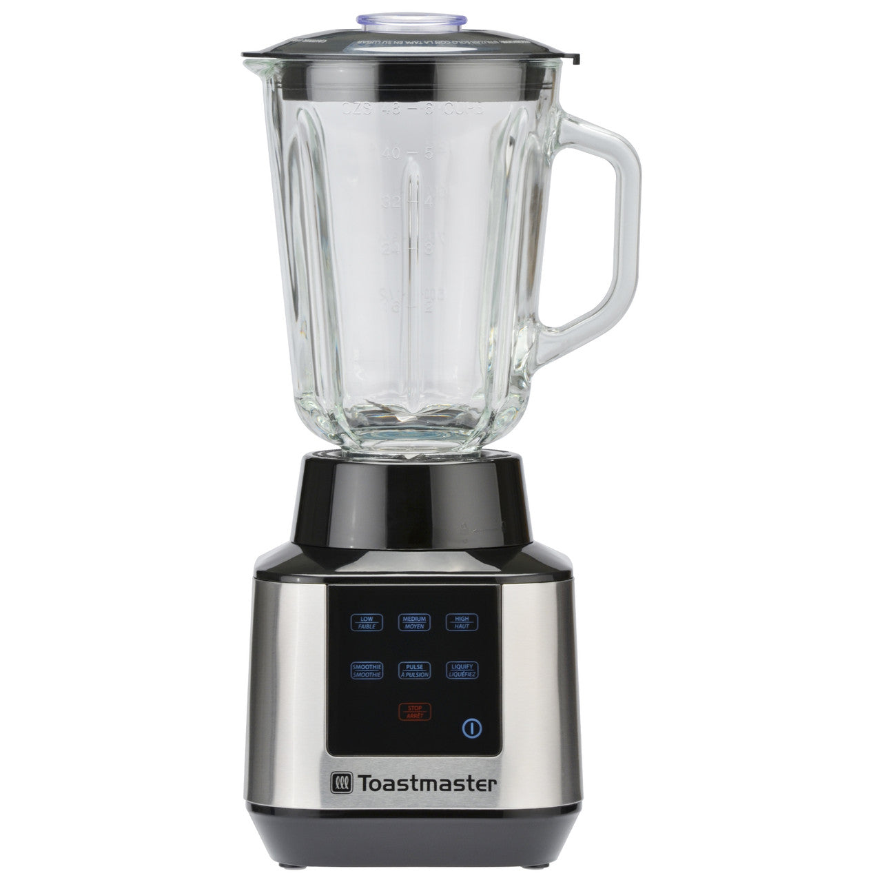 Toastmaster 500 watt blender with 48-ounce glass jar TM-700BLC Select Brands