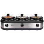 TRU three insert slow cooker BS-325LR Select Brands