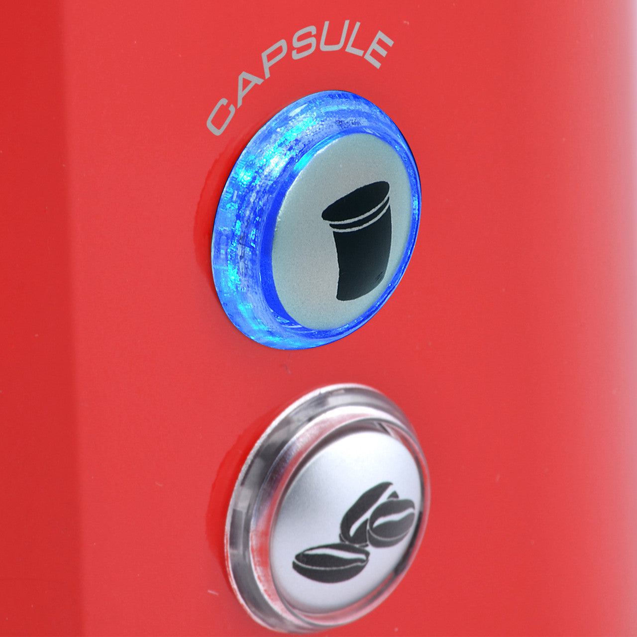 TRU single serve dual brew red illuminated CAPSULE and GROUND buttons CM-1177RD Select Brands