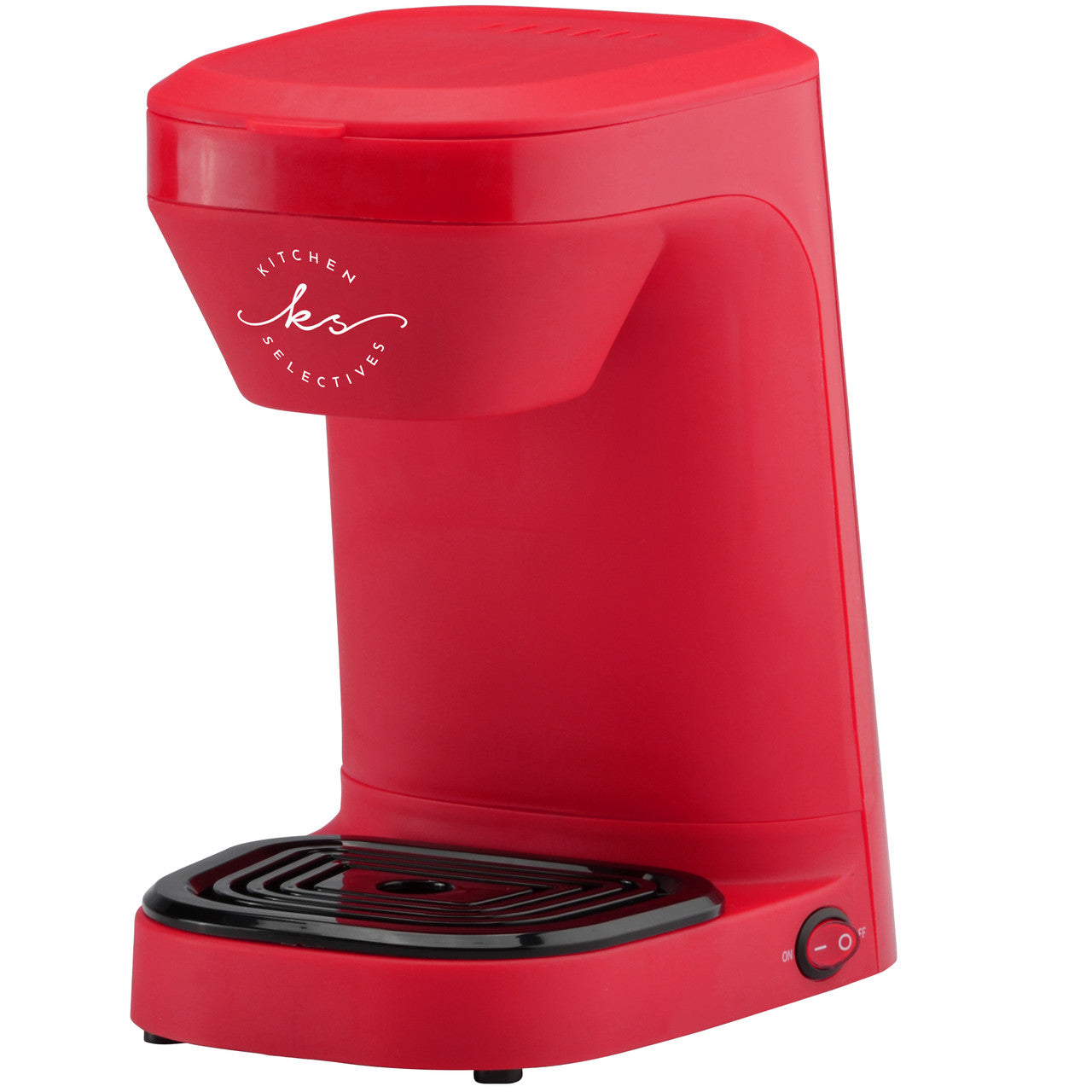 Kitchen Selectives 1-cup coffee maker color series red CM-123RD Select Brands