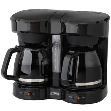 Dual Carafe 12-Cup Drip Coffee Maker