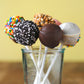 Decorated cake pop photo with sprinkles on sticks Babycakes CP-12 Select Brands