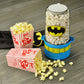 Batman Stir Popcorn Popper lifestyle photo with popcorn DCB-60CN Select Brands