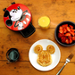 Disney Mickey Mouse Waffle Maker red with Mickey waffle for breakfast in lifestyle photo DCM-12 Select Brands