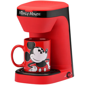 Mickey Mouse 1-cup coffee maker with 12 ounce Mickey mug DCM-123CN Select Brands