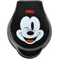 Disney Mickey Mouse 4" mini waffle maker black with Mickey face top view DCM-46 Select Brands