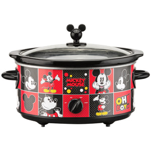 Disney Mickey Mouse 5-Quart Slow Cooker with Mickey pattern DCM-502 Select Brands