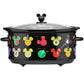 Disney Mickey Mouse 7-Quart Slow Cooker Hidden Mickey Food Icons DCM-71 Select Brands