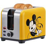 Mickey and Pluto 2-Slice Toaster in yellow DSC-23 Select Brands