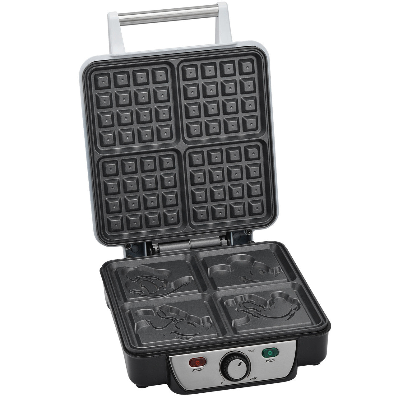 Mickey and Friends waffle maker open DSC-281 Select Brands