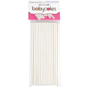 Babycakes 6" Paper Treat Sticks LL-50LG in Package Select Brands