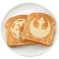 Star Wars toast with Rebel Alliance starbird and Galactic Empire Imperial crest LSW-21CN Select Brands