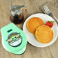 Star Wars The Child 4" mini waffle maker lifestyle image with waffles and syrup LSW-46C Select Brands