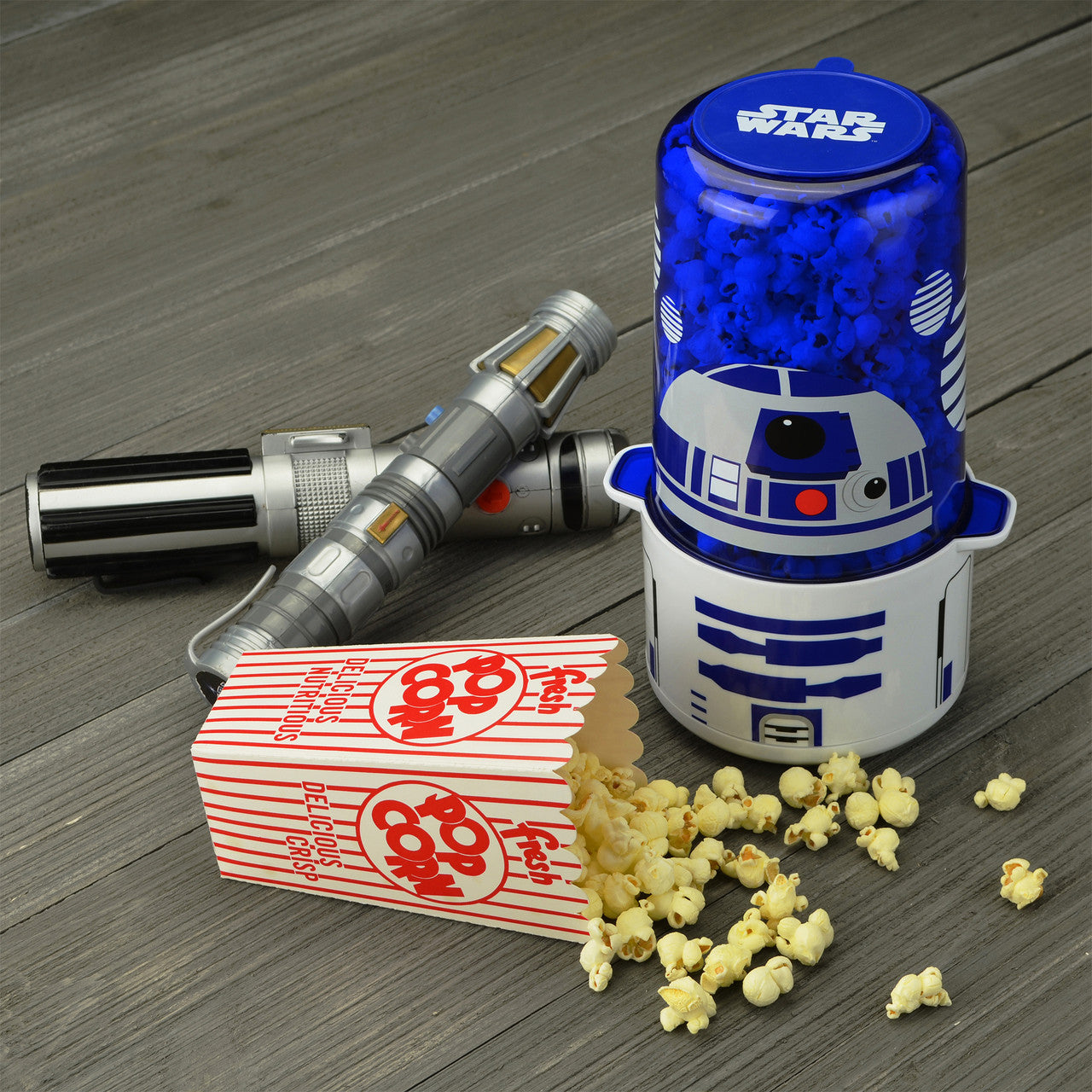 Star Wars R2-D2 Stir Popcorn Popper lifestyle photo LSW-60CN Select Brands