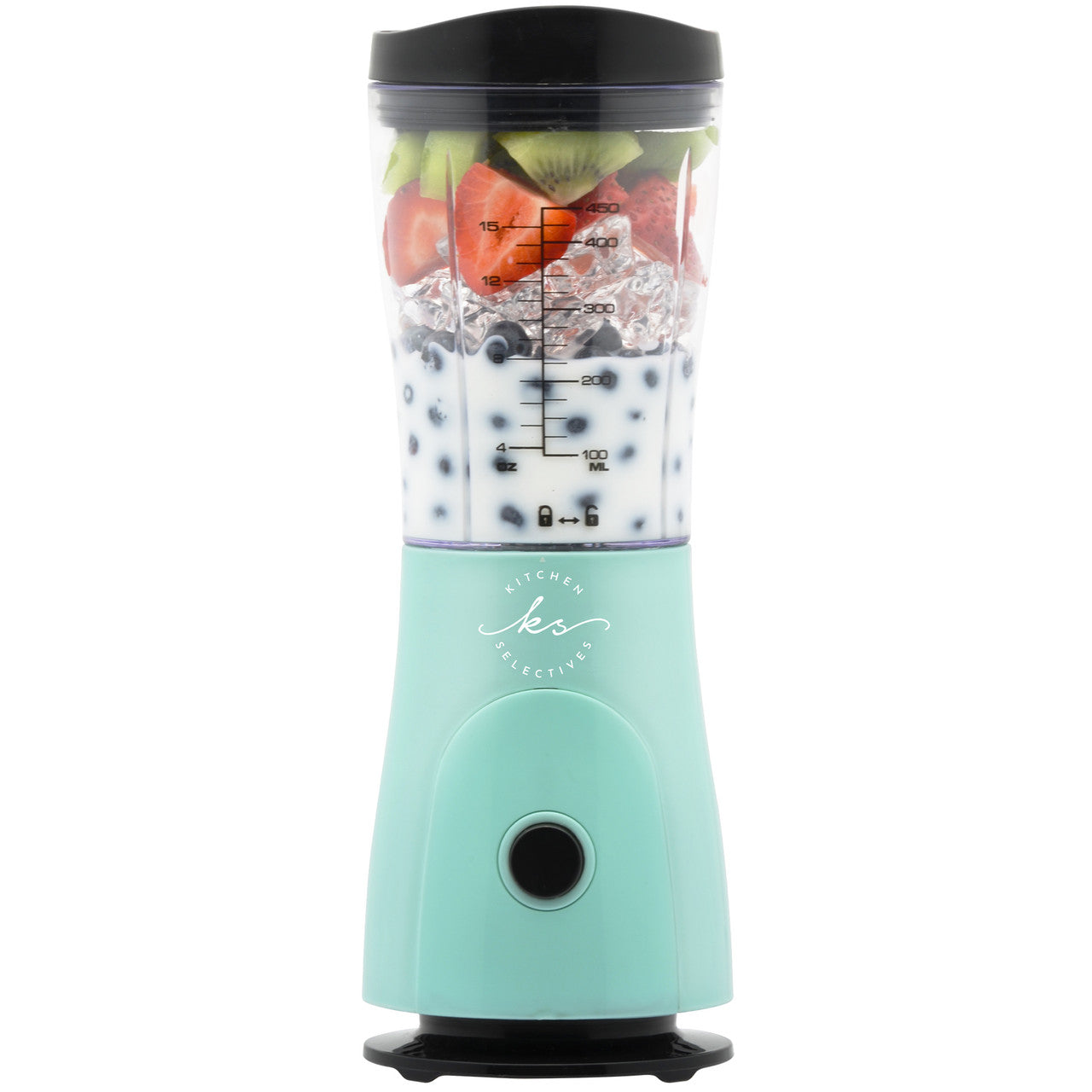 Kitchen Selectives mini blender color series mint green with smoothie MBL-3MG Select Brands