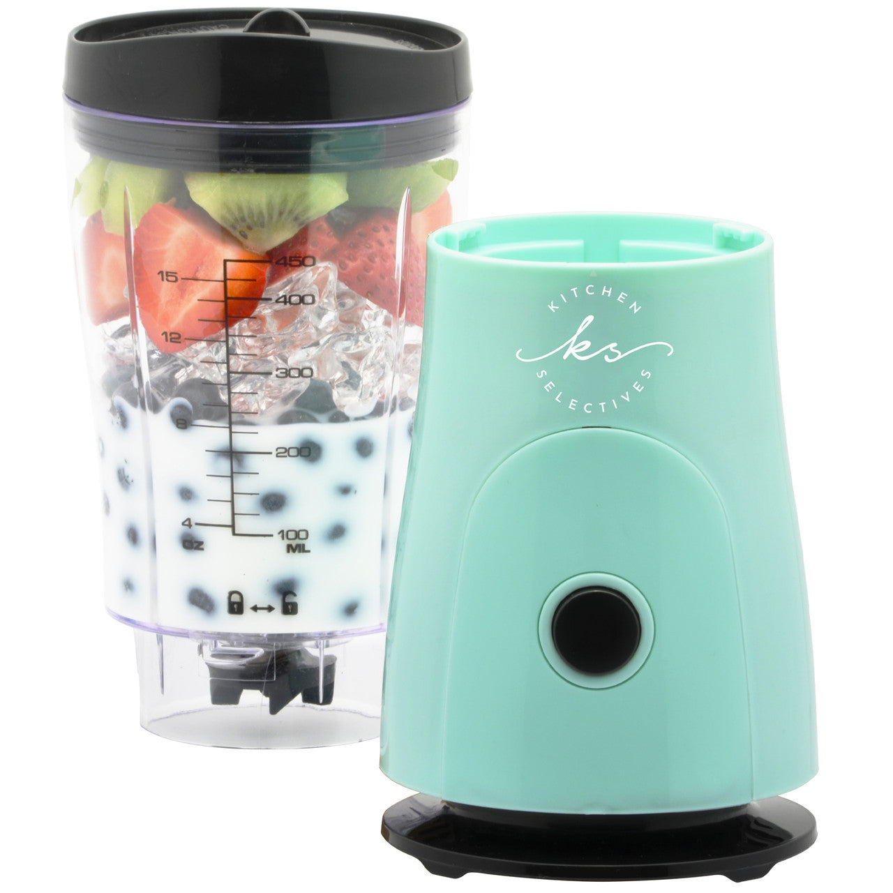 Kitchen Selectives mini blender color series mint green jar detached MBL-3MG Select Brands