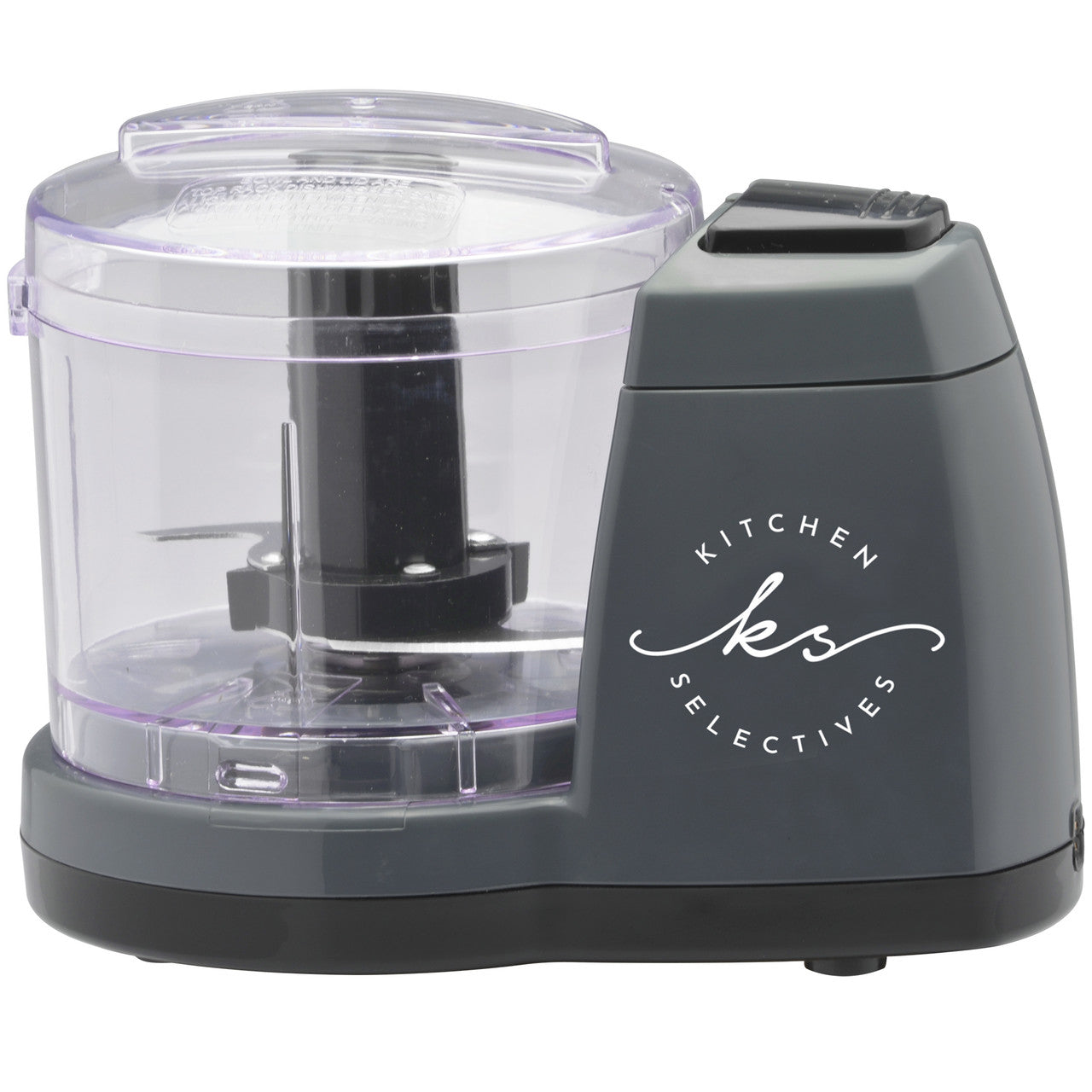 Kitchen Selectives 1½ cup mini chopper color series dark gray MC-6GY Select Brands