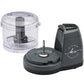 Kitchen Selectives 1½ cup mini chopper color series dark gray disassembled MC-6GY Select Brands