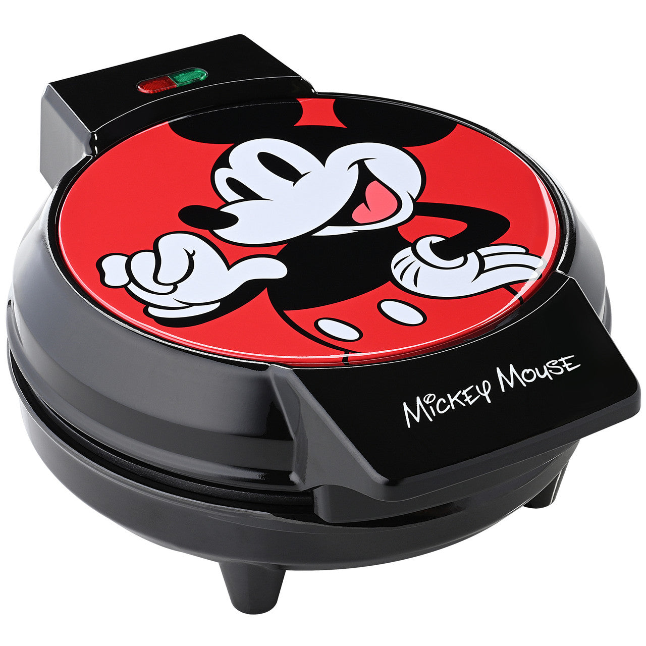 Disney Mickey Mouse Round Waffle Maker red and black MIC-2501 Select Brands