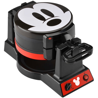 Disney Mickey Mouse Double Flip Waffle Maker Mickey face graphic MIC-62 Select Brands