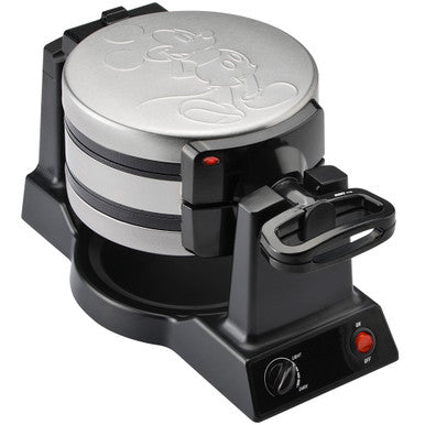 Mickey Mouse Double Flip Waffle Maker Stainless Steel