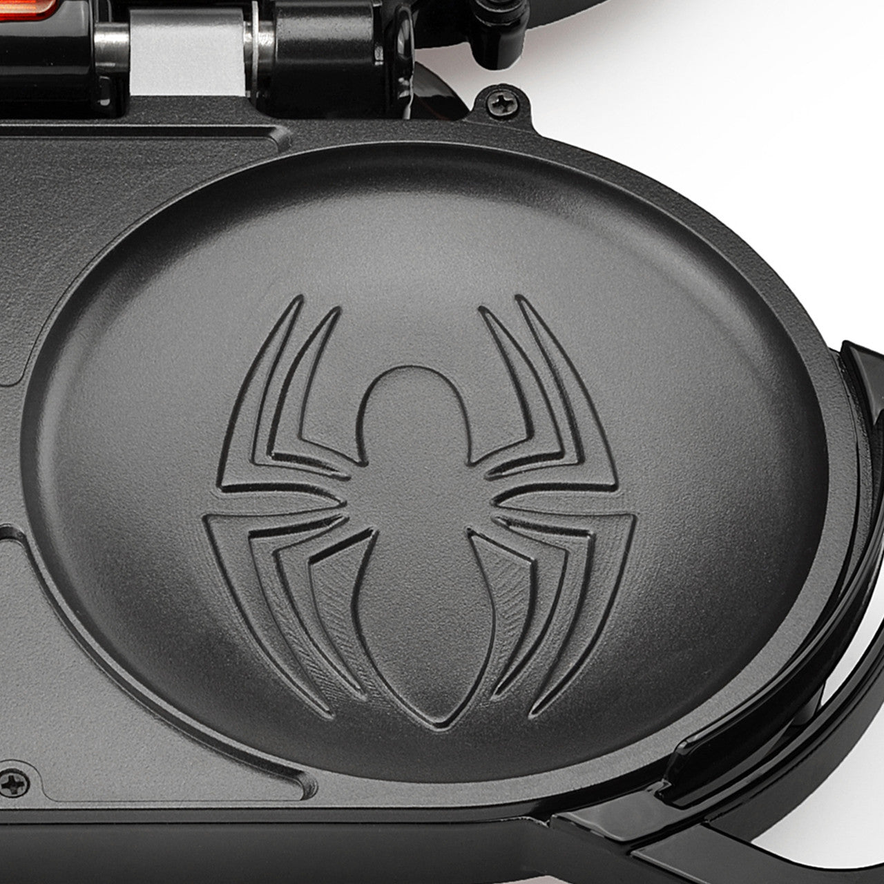 Spider-Man pancake maker nonstick interior side with spider MVS-300CN Select Brands