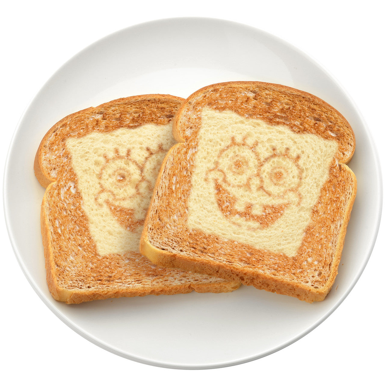 SpongeBob 2-Slice Toaster yellow with SpongeBob SquarePants graphic imprinted toast NKL-23 Select Brands