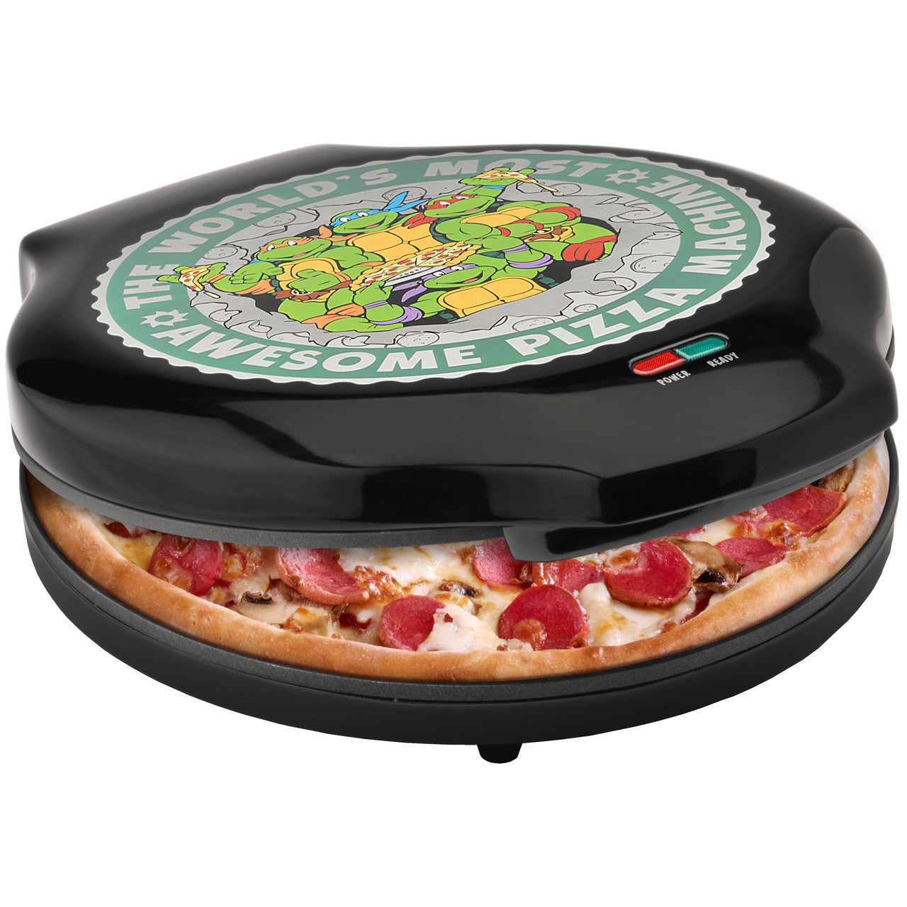 Nickelodeon Teenage Mutant Ninja Turtles pizza maker with pepperoni pizza NTPM-55 Select Brands