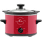 Kitchen Selectives 1½ quart round color series slow cooker red SC-15RD Select Brands