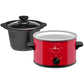 Kitchen Selectives 1½ quart round color series slow cooker red with removable insert SC-15RD Select Brands