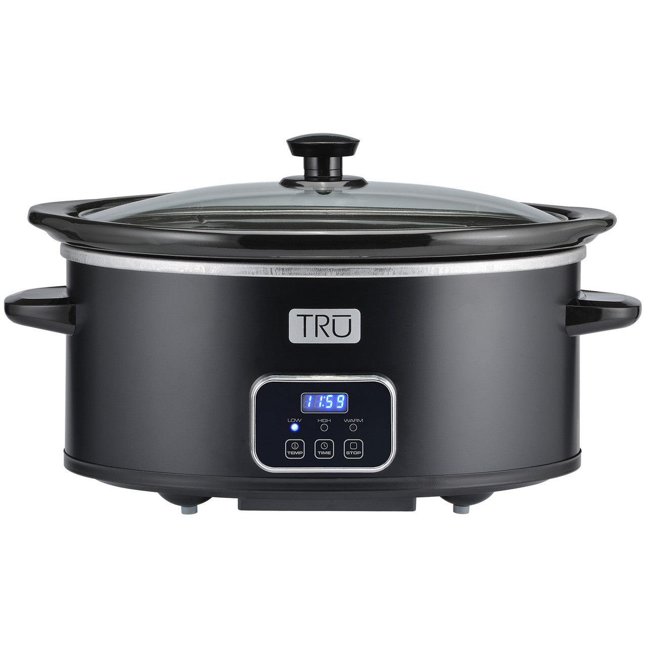 TRU 6-Quart Digital Slow Cooker SC-603BK Select Brands