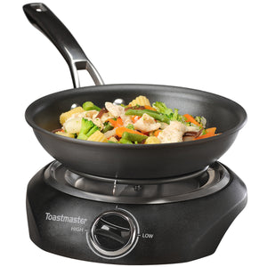 Toastmaster coil single burner black with stir fry TM-10SB Select Brands