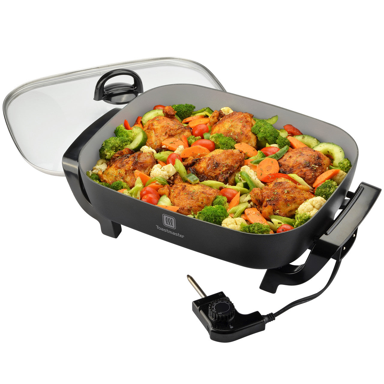 Toastmaster 16" x 12" Skillet with ceramic coating all parts TM-165SKC Select Brands