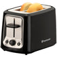 2-Slice Toaster Black with Stainless