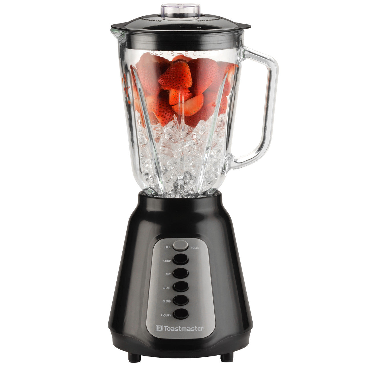 Toastmaster 500 watt 5-speed blender with glass jar TM-550BL Select Brands