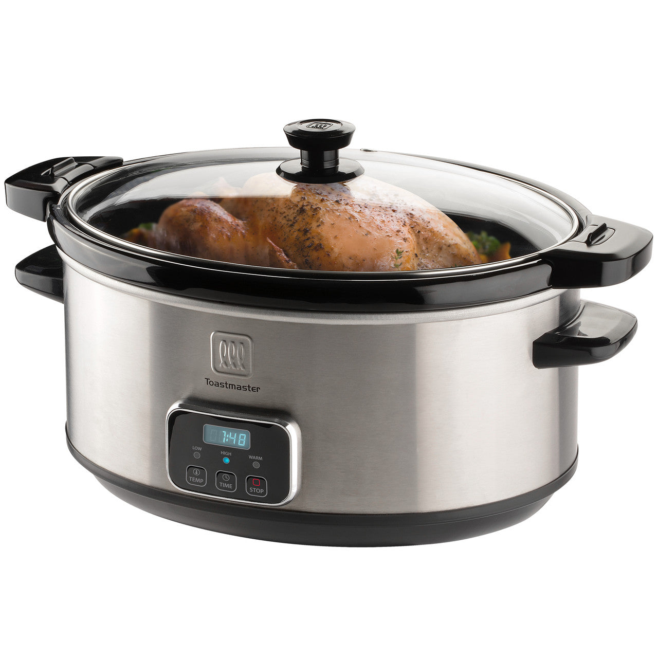 Toastmaster 7-Quart Locking Lid Slow Cooker TM-704SC Select Brands