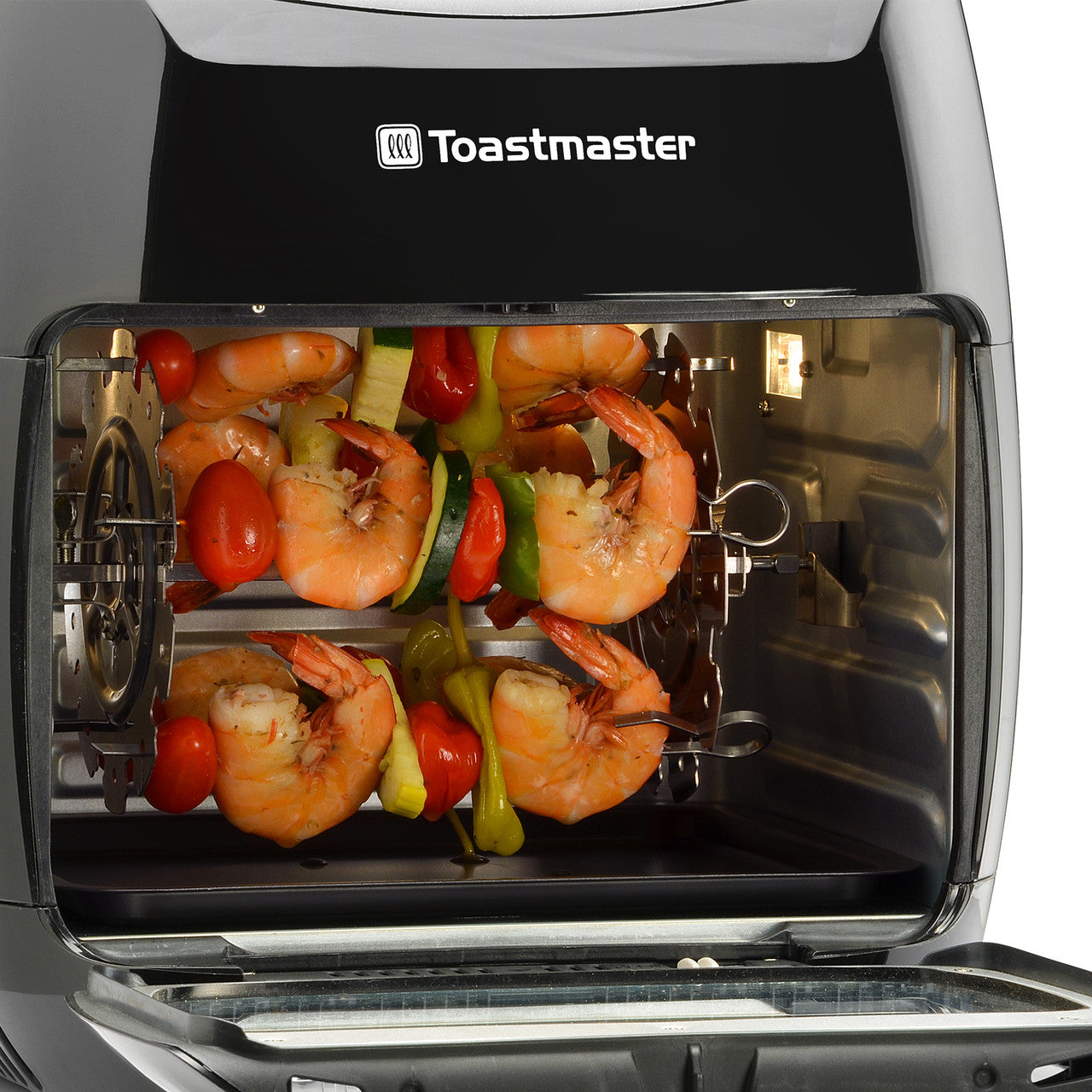 Toastmaster 11L (11.6 Qt) digital air fryer kabob skewers with food TM-904AF Select Brands