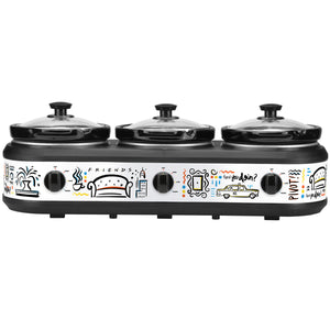 FRIENDS three insert slow cooker WBF-325 Select Brands