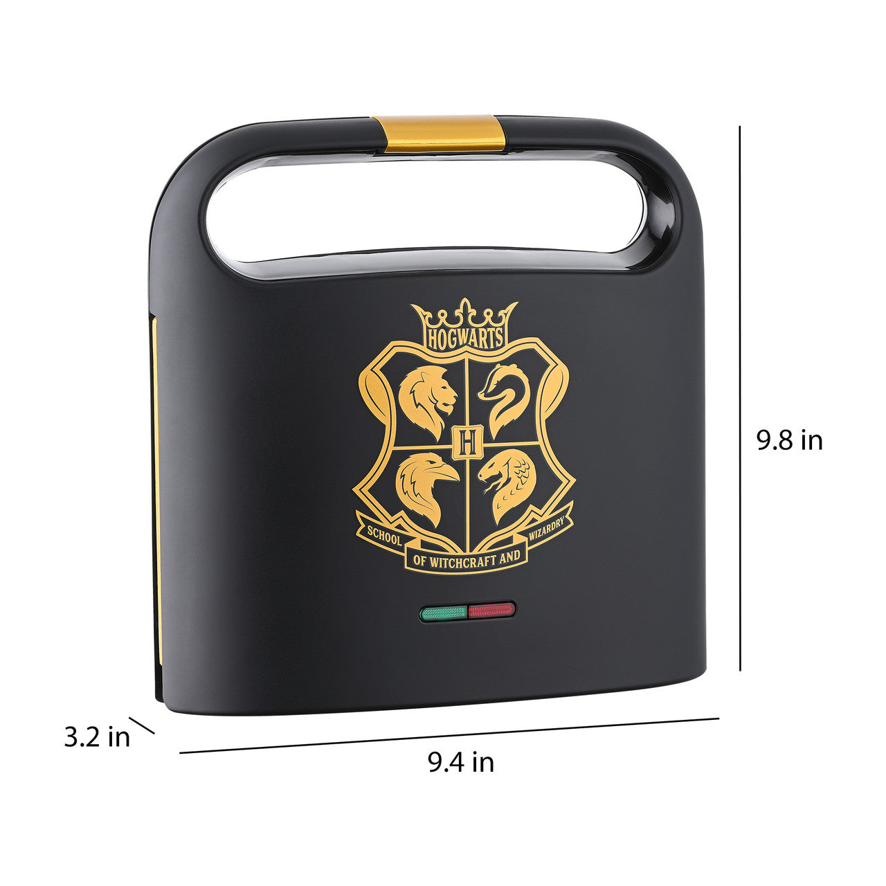 Harry Potter Sandwich Maker with Product Dimensions Width, Depth and Height WBH-100SM Select Brands