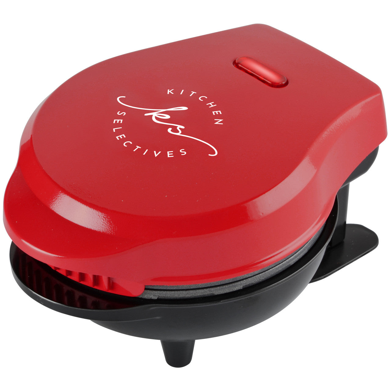 Kitchen Selectives 4" mini waffle maker color series red WM-46RD Select Brands