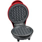 Kitchen Selectives 4" mini waffle maker color series red open WM-46RD Select Brands