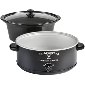 Yellowstone 7 Quart Slow Cooker Removable Ceramic Insert YS-701SC Select Brands